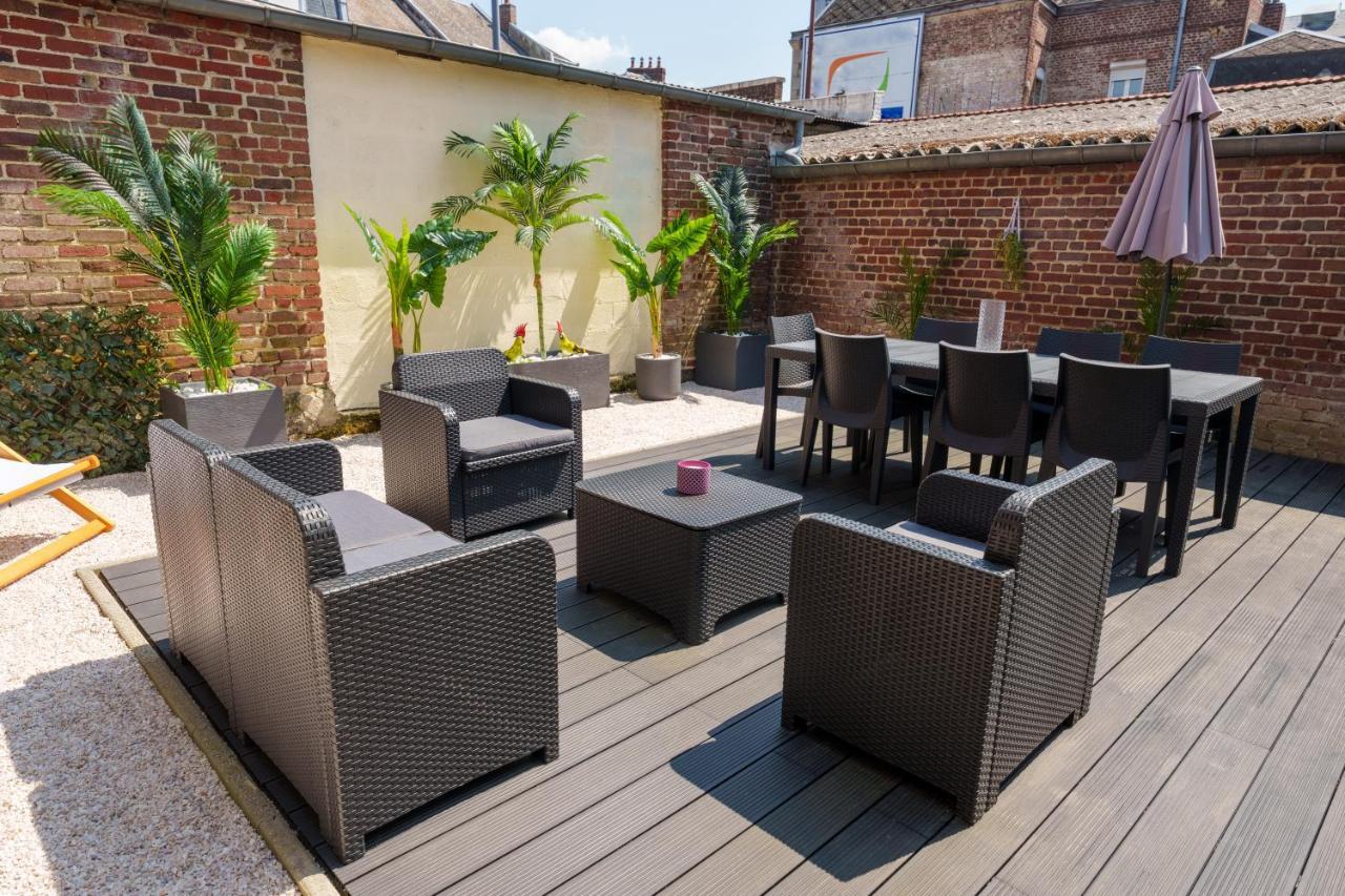 L'Escale Tropicale, Appartement Independant Avec Terrasse Privative Saint-Quentin  Zewnętrze zdjęcie