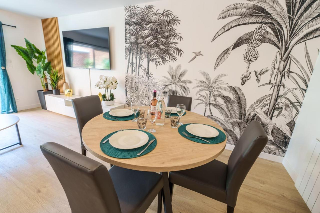 L'Escale Tropicale, Appartement Independant Avec Terrasse Privative Saint-Quentin  Zewnętrze zdjęcie